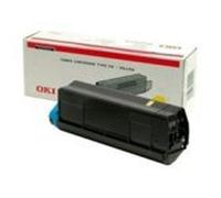 Oki 1 Toner pour imprimante Laser, fax Laser et photocopieur 42127405 5 000 Pages de Toner Jaune