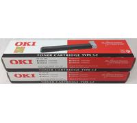 OKI 40815604 TYPE 5-F TONER ORIGINALE NOIR OKIFAX 5700/5900 5750/5950 (X 2PZ)