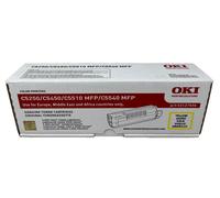 OKI 42127454 TONER ORIGINEL JAUNE C5250/C5450/C5510 MFP/C5540 MFP [UNE BOÎTE]