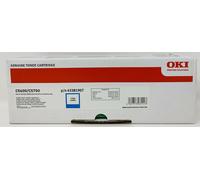 OKI 43381907 Toner Original Cyan Pour OKI C5600n/C5600dn/C5700n/C5700dn