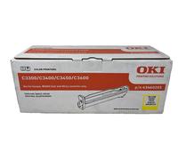 OKI 43460205 DRUM TAMBOUR ORIGINAL JAUNE POUR C3300/C3400/C3450/C3600 [A BOX]