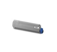OKI 44059168 Cartouche Toner Noir Original 7000 pages pour Imprimantes MC851 et MC861, Technologie d'Impression LED, Gris, 383x72x110mm