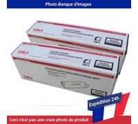 Oki C5250 C5450 C5510 C5540 Toner Black High Yield 2 Pack