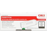 OKI Cartouche de toner 43324408 – Noir 6 000 pages – Compatible C5600/C5700 – 1 pièce