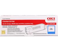 OKI C5650/5750 Toner Cyan Original 43872307