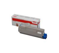 OKI Cartouche Toner Cyan 44315307 Original – 6000 pages ISO/IEC 19798 – Technologie Laser – Compatible OKI C610 – 1 pièce