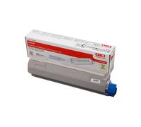 OKI Cartouche Toner Jaune Original 44059209 - Compatibilité MC860, Rendement 10000 pages, Impression LED, Gris, 388x70x110mm, 680g