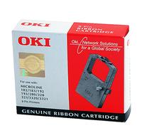 OKI Ruban d'impression, 09002303, noir