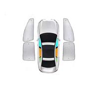 OKIIO Pare-Soleil De Voiture Avant Pliable pour Mazda CX-3 2018-2023, Feuille D'Aluminium Pare-Soleil Thermique IntéRieur, Contre Soleil PoussièRe, Accessoires De Voiture,Four-Side