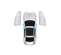 OKIIO Pare-Soleil De Voiture Avant Pliable pour MG5 2011-2023, Feuille D'Aluminium Pare-Soleil Thermique IntéRieur, Contre Soleil PoussièRe, Accessoires De Voiture,Front-Side