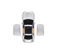 OKIIO Pare-Soleil De Voiture Avant Pliable pour Skoda Fabia 2007-2022, Feuille D'Aluminium Pare-Soleil Thermique IntéRieur, Contre Soleil PoussièRe, Accessoires De Voiture,Rear-Side