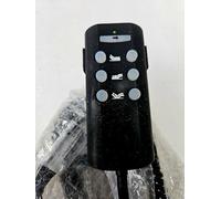 Okin Télécommande pour Lit Motorisé, 6 Boutons avec Lumière, Câble Spiralé 150 cm, Connecteur DIN 5 Broches, Noir