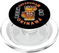 Okinawa Hateruma Shisa Lion Japon Anime Otaku Kanji Souvenir PopSockets PopGrip pour MagSafe