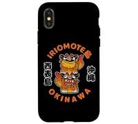 Okinawa Iriomote Shisa Lion Japon Anime Otaku Kanji Souvenir Coque pour iPhone X/XS