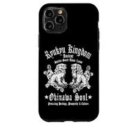 Okinawa Japan Souvenir Shisa Lions Ryukyu Islands Japonais Coque pour iPhone 11 Pro