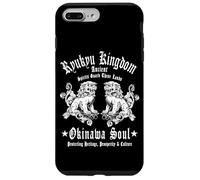 Okinawa Japan Souvenir Shisa Lions Ryukyu Islands Japonais Coque pour iPhone 7 Plus/8 Plus