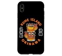 Okinawa Kume Shisa Lion Japon Anime Otaku Kanji Souvenir Coque pour iPhone XS Max