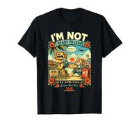 Okinawa Shisa Funny I'm Not Ready to Leave Souvenir de Voyage T-Shirt Graphique avec Valeur