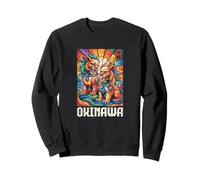 Okinawa Shisa Lions Japon Kanji Anime Otaku Souvenir Sweatshirt