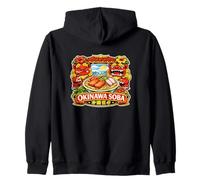 Okinawa Soba Nourriture Japonaise Shisa Lion Cuisine Japonaise Ramen Sweat à Capuche