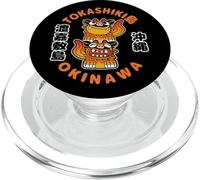 Okinawa Tokashiki Shisa Lion Japon Anime Fan Kanji Souvenir PopSockets PopGrip pour MagSafe