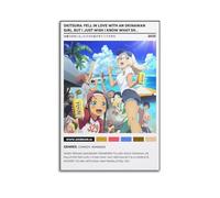 OKITSURA Fell in Love with An Okinawan Girl, But I Just Wish I Know What She's Saying Poster mural sur toile moderne pour salon, chambre à coucher 50 x 75 cm, sans cadre