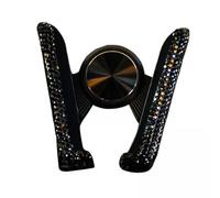 Okiyakusama 2X Support de Téléphone de Voiture, Clip D'aération de Voiture, Paillettes Scintillantes, Mini Accessoires D'intérieur de Voiture, Support de Téléphon