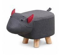 Okiyakusama Animal en Bois, Assise, Grise | Assise rembrrée, , Comme siège d'appoint, Pr propriétaires