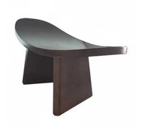 Okiyakusama Banc de Méditation Tabouret en Bois Banc pour Méditer Tabouret pour Exercices de Respiration Assise Confortable Appui Dorsal Adapté à la Relaxation, Petit 42 21 18 Cm, Bois Naturel