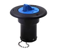 Okiyakusama Bouchon de Remplissage pour RV Entrée d'eau pour Camping-Car et Bateau Flasque de Remplissage Étanche avec Chaîne Accessoire pour Réservoir de Voitur, Noir