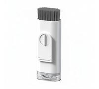 Okiyakusama Brosse de Nettoyage Clavier et Kit Nettoyage Électronique Multifonction avec Tire-Touche Spray Écran Microfibre Stylo Écouteurs en et Silicone, Blanc
