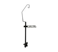 Okiyakusama Camping Lantern Stand Porte-Lampe Suspendu Crochet Aluminium Compact Adapté Au Camping Pêche Randonnée Jardin Intérieur Extérieur, Poteau Long 36 Cm