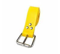 Okiyakusama Ceinture de de Plongée Ceinture Réglable Silicone Attache Acier Inoxydable Détachement Rapide Adaptée Apnéistes Nageurs Mer Expérience Sous-marine Activités Loisir, Jaune