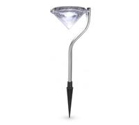Okiyakusama Éclairage solaire chemin diamant, Éclairage Décoratif, pour sentier, Lumière blanche
