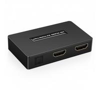 Okiyakusama Extracteur Audio Extracteur Audio Séparateur Convertisseur Adaptateur avec Voyants Led Vidéo Vers Tv et Audio Vers Spdif 35 Mm Pass 20ch 51ch Adapté