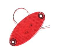 Okiyakusama Feu de Position Latéral à LED Générique, Remplace Directement 12 V, Remorque Lampe Latérale Avertissement Accessoires Automobile Facile à Installer pour Camping-Car,Remorque,Camion,Rouge