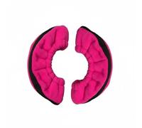 Okiyakusama Housse de Protection Patins à Glace Fleece Absorbant Nylon Renforcé Antichoc Structure Élastique Support Adapté à l'Entraînement Stockage Transport, Rose Vif, L