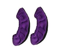 Okiyakusama Housse de Protection Patins à Glace Fleece Absorbant Nylon Renforcé Antichoc Structure Élastique Support Adapté à l'Entraînement Stockage Transport, Violet, S