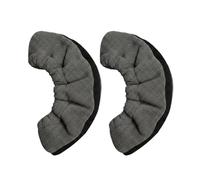 Okiyakusama Housse de Protection Patins à Glace Fleece Absorbant Nylon Renforcé Antichoc Structure Élastique Support Adapté à l'Entraînement Stockage Transport, Gris, S