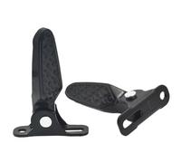 Okiyakusama Lot de 2 Repose-Pieds pour vélo électrique, Noirs, Installation Facile, Remplacement Direct du pédalier, Alliage d'aluminium