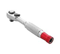 Okiyakusama Mini clé à cliquet réglable 1/4 Pouce, Tournevis à Embouts, Outil de réparation Professionnel réversible Pratique, Outil Multifonction pour la, Tête Creuse