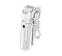 Okiyakusama Perche Selfie Portable Compacte Aluminium Multifonction Poche Télescopique Support Téléphone Rotatif Adaptée Enregistrement Photos Sortie, Blanc