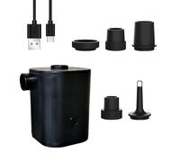 Okiyakusama Pompe électrique Portable pour Gonfler et Dégonfler Efficacement Les Matelas Gonflables, Les Bouées, Les Meubles et Les Sacs de Rangement. Elle Est Do, Noir