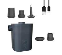 Okiyakusama Pompe électrique Portable pour Gonfler et Dégonfler Efficacement Les Matelas Gonflables, Les Bouées, Les Meubles et Les Sacs de Rangement. Elle Est Do, Gris