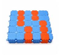 Okiyakusama Quai Flottant pour Marina, Plateforme Flottante Polyvalente, pour la Pêche, Flotteur de pêche Orange 50 * 50 * 40CM (Un)