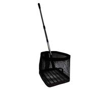 Okiyakusama Ramasse-balles Pingpong avec Récipient Collecteur Panier de Ramassage à Poignée Réglable Filet de Stockage Pratique Accessoires de Récupération en PVC, Noir