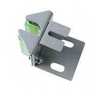 Okiyakusama Sabot de Guidage d'ascenseur Assemblage Sabot sur Rail Tête WM Support Métallique Angle Droit Doublure Guide Translucide Fixation par Boulons, 10mm, Entraxe 60mm Trou Oblong