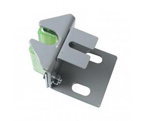 Okiyakusama Sabot de Guidage d'ascenseur Assemblage Sabot sur Rail Tête WM Support Métallique Angle Droit Doublure Guide Translucide Fixation par Boulons, 10mm, Entraxe 60mm Trou Oblong