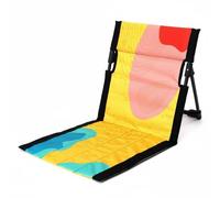 Okiyakusama Siège de Plein Air Pliable Coussin Confortable Chaise Dépliante avec Dossier Appui Résistant Adapté aux Espaces Extérieurs Rassemblements Sportifs Récréatifs, Maya, Ethnique, Mystique