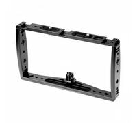 Okiyakusama Support Camera Support Bracket Accessoire Aluminium Monture Cadre Vlog Points Fixation Multiples Structure Click, Noir, Noir + Adaptateur